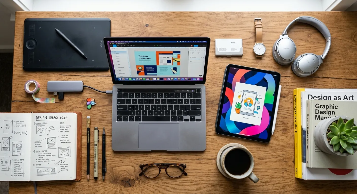 Top-down view of a creator